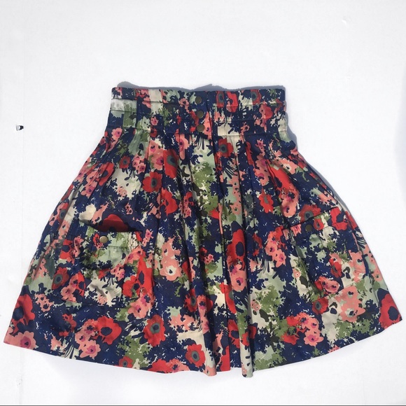 Anthropologie Parameter Floral Skirt- Small EUC - Picture 2 of 8